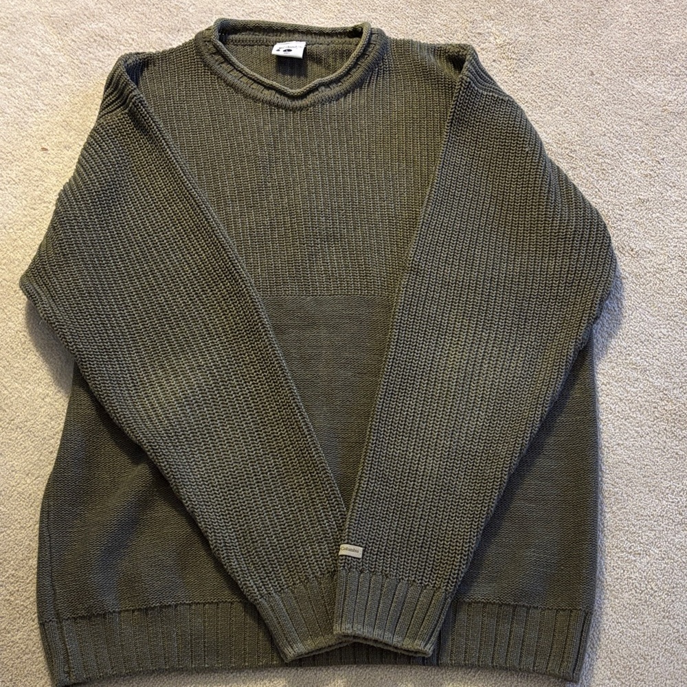 Columbia Men's Forest Green Crewneck Sweater
